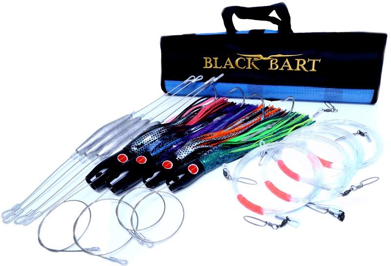 Black Bart Wahoo Rigged Heavy Lure Pack 50-80 Pound Tackle, 48% OFF