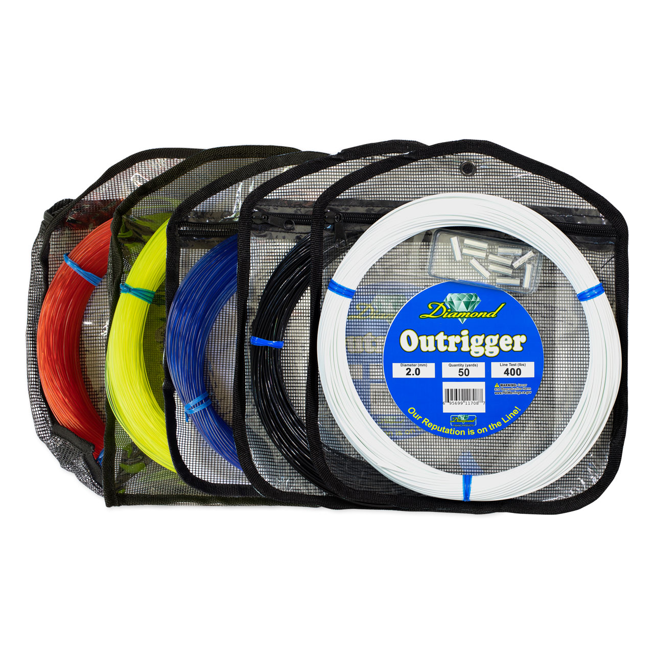 Outrigger Kit - Nylon Mono-Line w/sleeves Coil