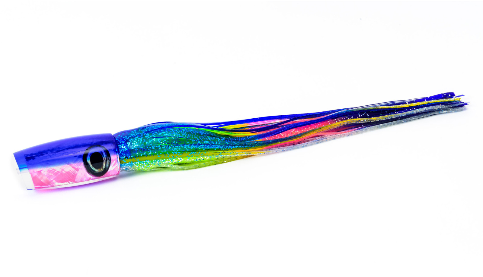 Andy Moyes Lures 12 Blue Medium Pipe Bomb Tube Skirted - Like New